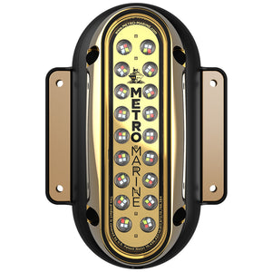 Metro Marine High-Output Vertical Surface Mount Light w/Intelligent Full Spectrum LEDs - RGBW, 90 Beam [F-SME1-V-FS-90]