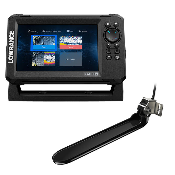 Lowrance Eagle 7 w/TripleShot Transducer  U.S. Inland Charts [000-16120-001]