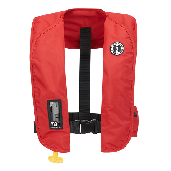 Mustang MIT 100 Convertible Inflatable PFD - Red [MD2030-4-0-202]