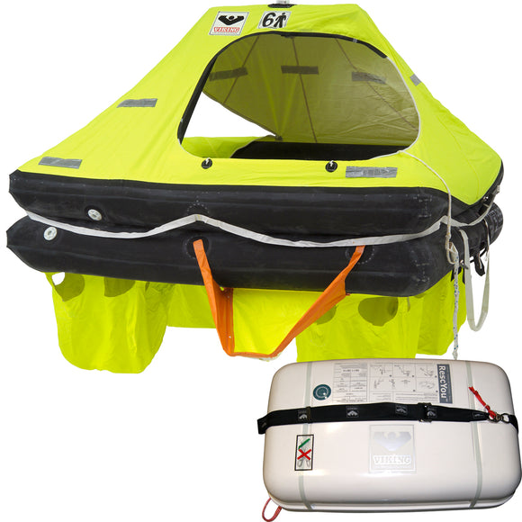 VIKING RescYou Coastal Liferaft w/Container - 6 Person [L006UCL040ABC]