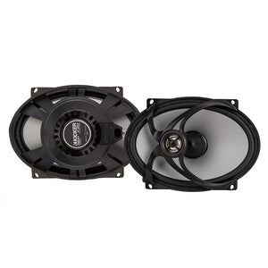 KICKER PSC572 5x7" Harley Davidson Replacement Coaxial Speakers - 4-Ohm, Black [48PSC574]