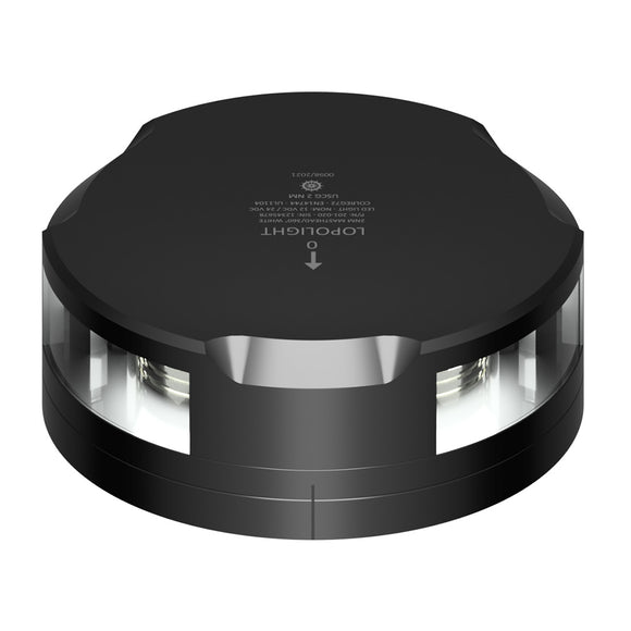 Lopolight Masthead/360-Degree Light - 2NM - Black Housing w/FB Base [201-020-FB-B]