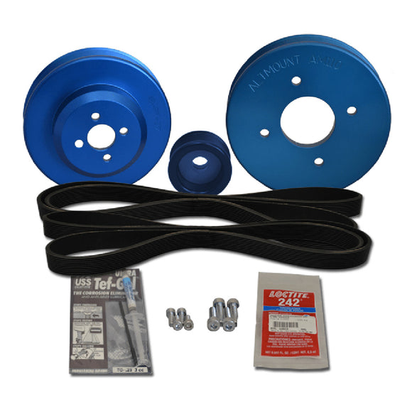 Balmar Yanmar Pulley Kit f/4JH, 4JHE, -TE, -HTE, -DTE [48-YSP-4JH-F]