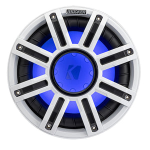 KICKER 10" Premium Marine Subwoofer Grille - White [51MWF104W]