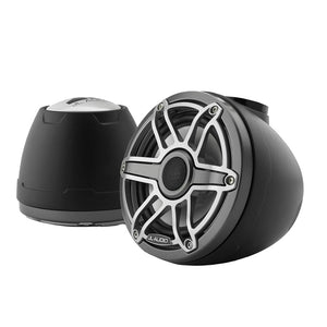 JL Audio M6 VeX Series 6.5" Enclosed Coaxial Speakers w/Titanium Sports Grilles - M6-650VEX-Mb-S-GmTi [010-03263-00]