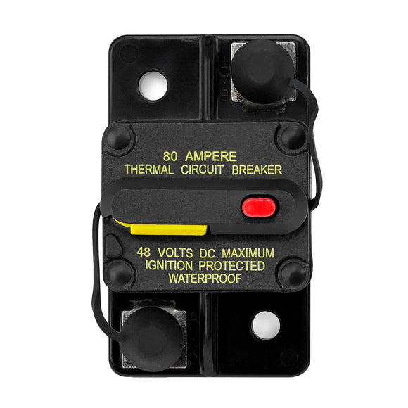 JL Audio 80 Amp Resettable Circuit Breaker - XMD-MCB-80 [010-13685-00]