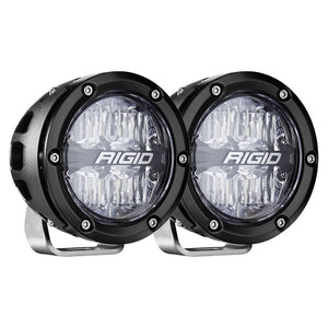 RIGID Industries 360-Series RGBW 4" Offroad Lamp Drive Beam w/RGBW Backlight Pods - Set of 2 [36401]