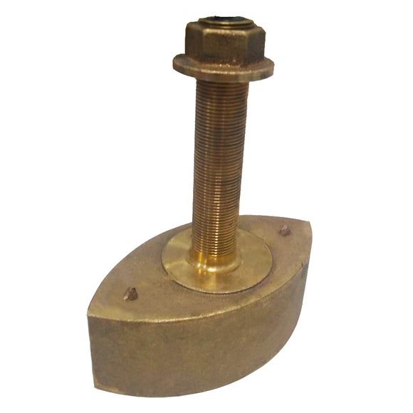 Echonautics Bronze Stem Thru-Hull Medium Frequency CHIRP Transducer - 600W  80-130kHz [CB131MA600]