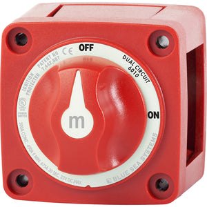 Blue Sea 6010 m-Series (Mini) Battery Switch Dual Circuit [6010]