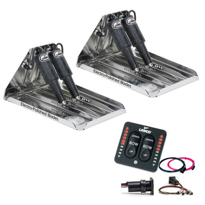 Lenco 19" x 14" Extreme Duty Performance Trim Tab Kit w/LED Indicator Switch Kit 12V [RT19X14XDI]