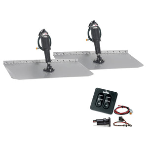 Lenco 12" x 24" Standard Trim Tab Kit w/Standard Tactile Switch Kit 12V [TT12X24]