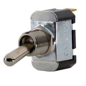 Paneltronics SPST OFF/(ON) Metal Bat Toggle Switch - Momentary Configuration [001-012]