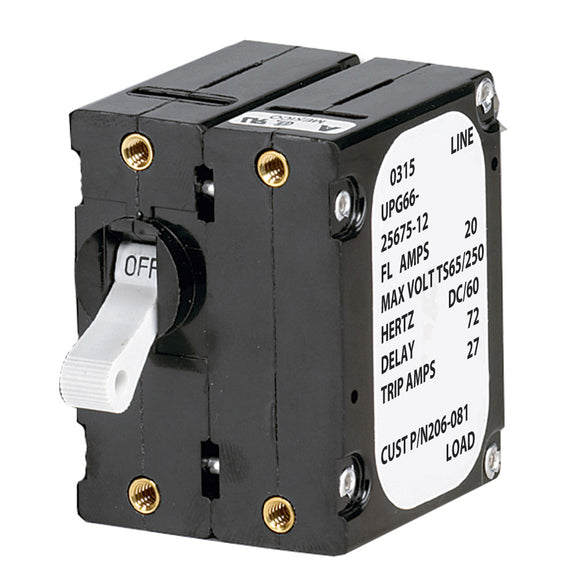 Paneltronics 'A' Frame Magnetic Circuit Breaker - 50 Amps - Double Pole [206-085S]