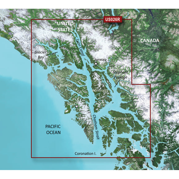 Garmin BlueChart g3 Vision HD - VUS026R - Wrangell-Juneau-Sitka - microSD-SD [010-C0727-00] - Garmin