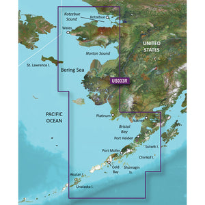 Garmin BlueChart g3 Vision HD - VUS033R - Bristol Bay - Kotzebue Snd. - microSD-SD [010-C0734-00] - Garmin