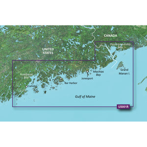 Garmin BlueChart g3 Vision HD - VUS001R - North Maine - microSD-SD [010-C0702-00] - Garmin