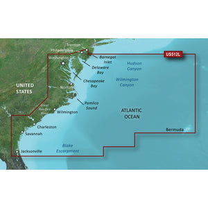 Garmin BlueChart g3 Vision HD - VUS512L - Mid-Atlantic - microSD-SD [010-C0741-00] - Garmin