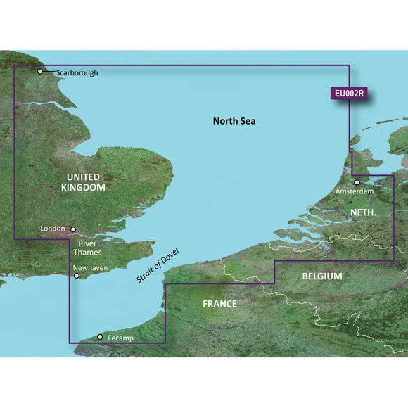 Garmin BlueChart g3 Vision HD - VEU002R - Dover to Amsterdam  England Southeast - microSD-SD [010-C0761-00] - Garmin