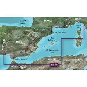 Garmin BlueChart g3 Vision HD - VEU010R - Spain, Mediterranean Coast - microSD-SD [010-C0768-00] - Garmin