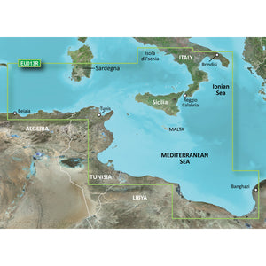 Garmin BlueChart g3 Vision HD - VEU013R - Italy Southwest  Tunisia - microSD-SD [010-C0771-00] - Garmin