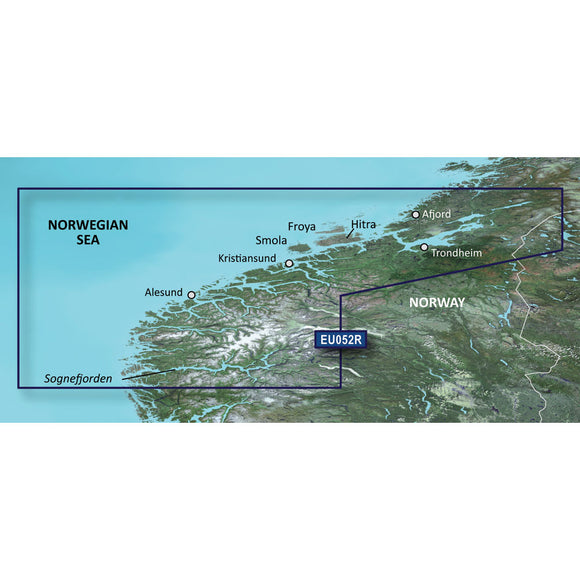 Garmin BlueChart g3 Vision HD - VEU052R - Sognefjorden - Svefjorden - microSD/SD [010-C0788-00]