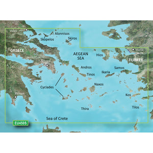 Garmin BlueChart g3 Vision HD - VEU450S - Athens  Cyclades - microSD-SD [010-C0794-00] - Garmin