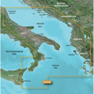 Garmin BlueChart g3 Vision HD - VEU453S - Adriatic Sea, South Coast - microSD-SD [010-C0797-00] - Garmin