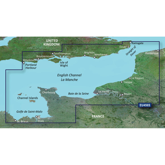 Garmin BlueChart g3 Vision HD - VEU465S - The Solent  Channel Islands - microSD-SD [010-C0800-00] - Garmin