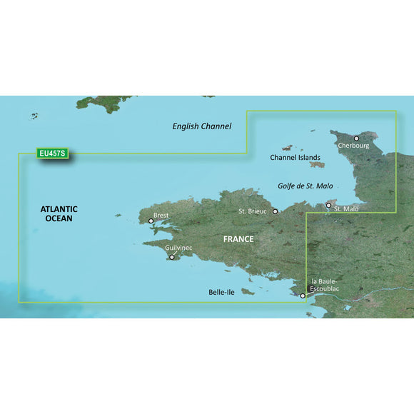 Garmin BlueChart g3 Vision HD - VEU457S - Bretagne - microSD-SD [010-C0801-00] - Garmin