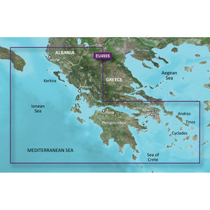 Garmin BlueChart g3 Vision HD - VEU490S - Greece West Coast  Athens - microSD-SD [010-C0834-00] - Garmin