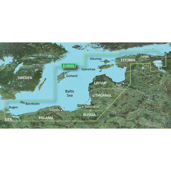 Garmin BlueChart g3 Vision HD - VEU505S - Baltic Sea, East Coast - microSD-SD [010-C0849-00] - Garmin