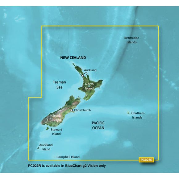 Garmin BlueChart g2 Vision HD - VPC023R - New Zealand - microSD-SD [010-C0757-00] - Garmin