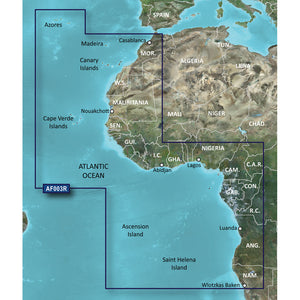 Garmin BlueChart g2 Vision HD - VAF003R - Western Africa - microSD-SD [010-C0749-00] - Garmin