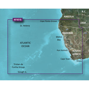 Garmin BlueChart g2 Vision HD - VAF451S - Namibia - Knysna, SA - microSD-SD [010-C0751-00] - Garmin