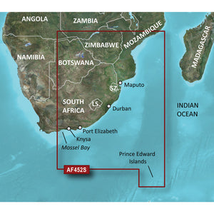 Garmin BlueChart g2 Vision HD - VAF452S - Knysna, SA to Beira, MZ - microSD-SD [010-C0752-00] - Garmin