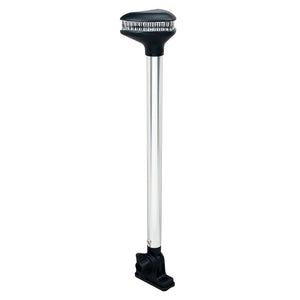 Perko Stealth Series - L.E.D. Fold Down White All-Round Light - Vertical Mount - 13-3-8" [1639DP0CHR] - Perko