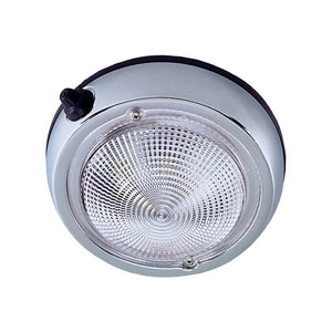 Perko Surface Mount Dome Light - 3 3-4" O.D. (3" Lens) - Chrome Plated [0300DP0CHR] - Perko