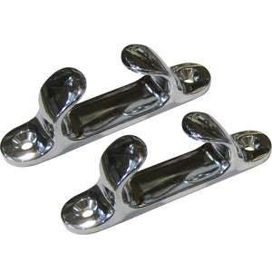 Perko 4" Straight Chock - Chrome Plated Zinc [1230DP0CHR] - Perko