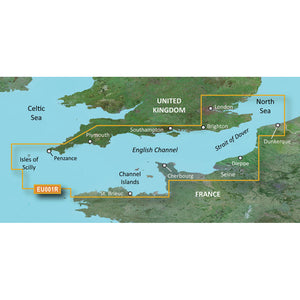 Garmin BlueChart g3 HD - HXEU001R - English Channel - microSD-SD [010-C0760-20] - Garmin