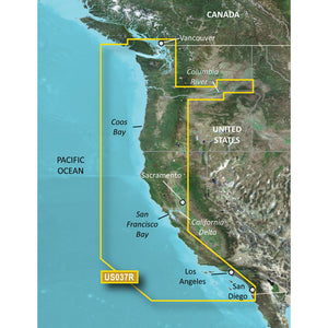 Garmin Bluechart g3 Vision HD - VUS037R - Vancouver - San Diego - microSD-SD [010-C1003-00] - Garmin