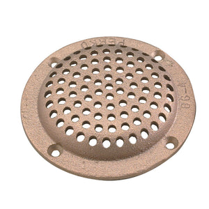 Perko 3-1-2" Round Bronze Strainer MADE IN THE USA [0086DP3PLB] - Perko