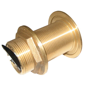 Perko 1-1-2" Thru-Hull Fitting w-Pipe Thread Bronze MADE IN THE USA [0322DP8PLB] - Perko