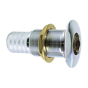 Perko 5-8" Thru-Hull Fitting f- Hose Chrome Plated Bronze MADE IN THE USA [0350004DPC] - Perko