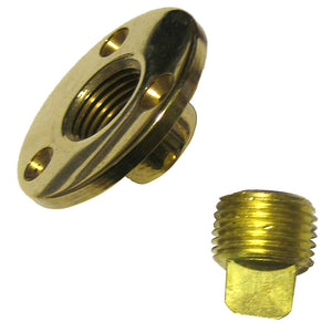 Perko Garboard Drain & Drain Plug Assy Cast Bronze-Brass MADE IN THE USA [0714DP1PLB] - Perko