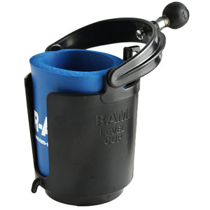 RAM Mount Drink Cup Holder w-1" Ball [RAM-B-132BU] - RAM Mounting Systems