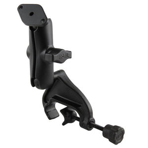 RAM Mount Yoke Clamp Mount Double Socket Arm w-Diamond Base Adapter [RAM-B-121-238U] - RAM Mounting Systems