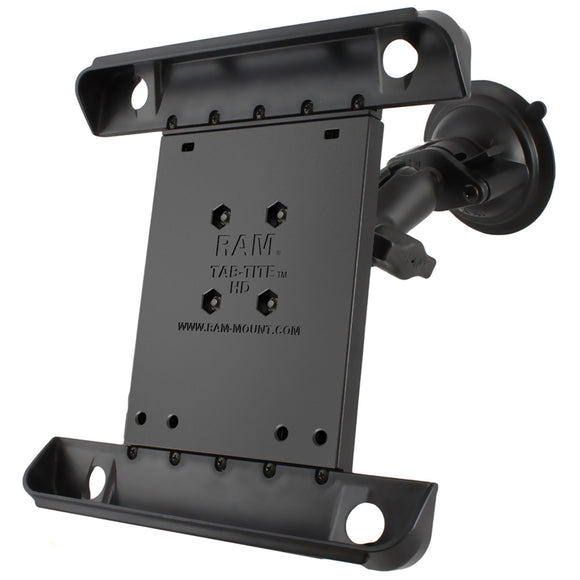 RAM Mount Tab-Tite iPad - HP TouchPad Cradle Twist Lock Suction Cup Mount [RAM-B-166-TAB3U] - RAM Mounting Systems