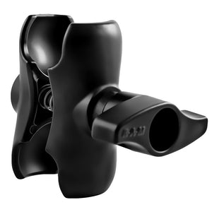 RAM Mount Double Socket Short Arm w-Jam Nut f-2.25" Base [RAM-D-201U-C-MI1] - RAM Mounting Systems