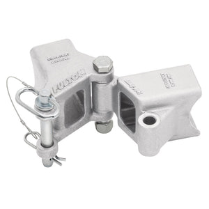 Fulton Fold-Away Bolt-On Hinge Kit 2" x 3" Trailer Beam, Rating 5,000 lbs., 48" Pivot, Z-Max 600 Zinc Finish [HDPB230101] - Fulton