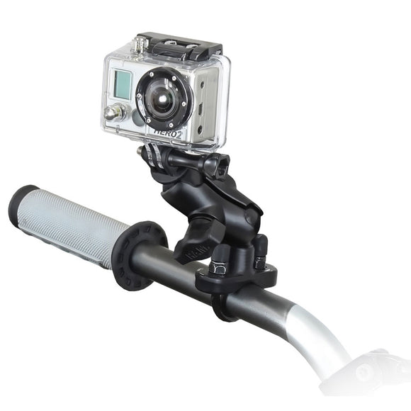 RAM Mount GoPro Hero Short Arm Handlebar Rail Mount [RAM-B-149Z-A-GOP1U] - RAM Mounting Systems